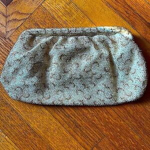 Vintage 50s 60s beaded clutch & wallet/pouch